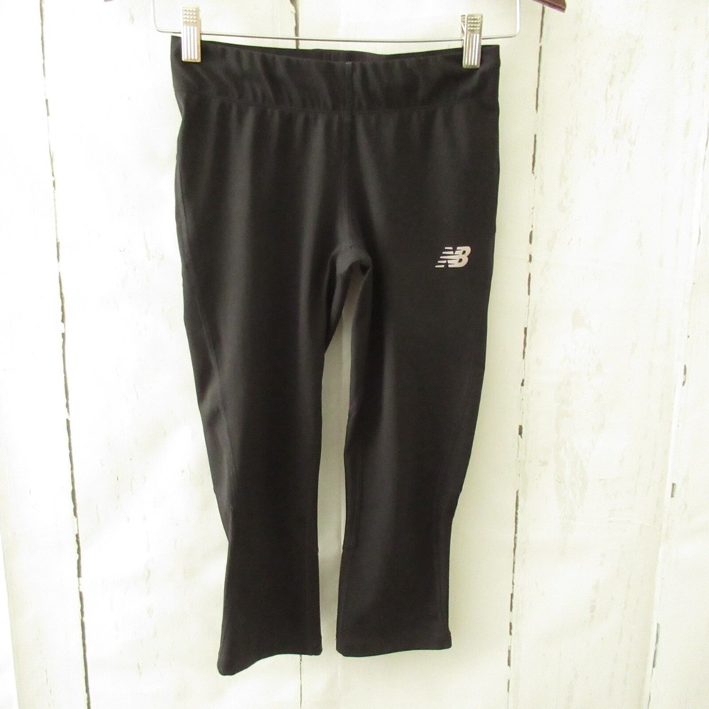 New Balance Leggings S Small Black Capri Running Yoga Athleisure